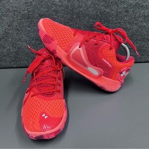 Under Armour Anatomix Spawn 2 'Red' Sneakers Size 7 Mens/ 8.5 Women’s